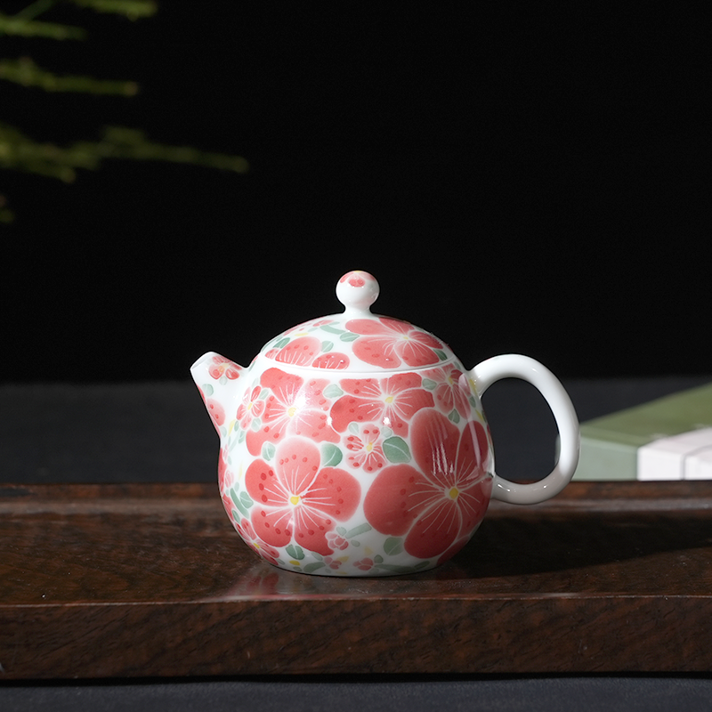 Plum Blossom Tea Set | Handcrafted Porcelain