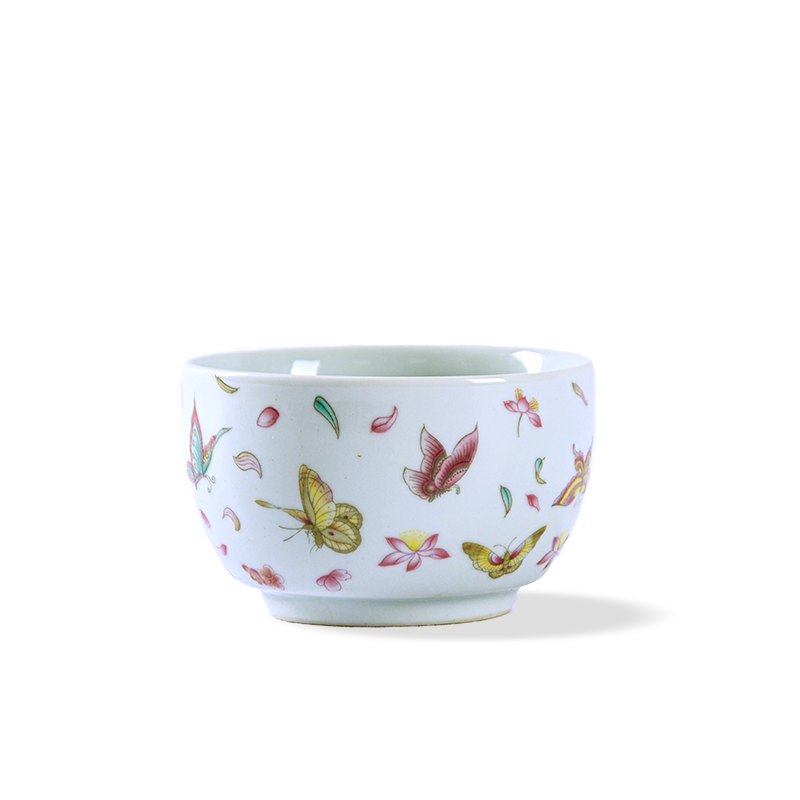 Ceramicpavilion|Seven Butterflies|Master Cup|Jingdezhen Porcelain