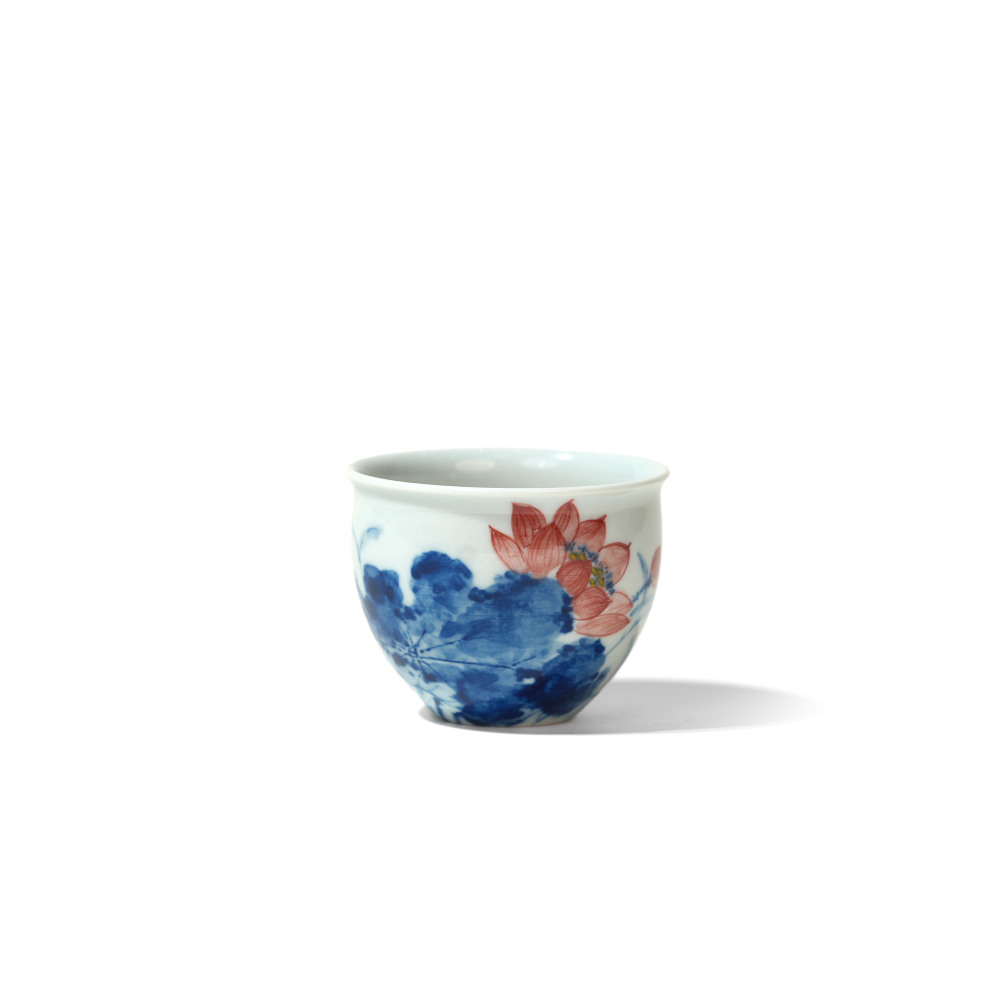 Ceramicpavilion|Wisteria&Peony&Lotus Tea Set|Handpainted|Porcelain