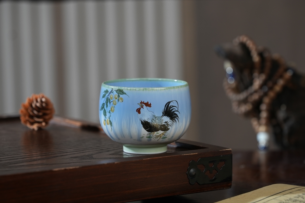 Ceramicpavilion|Rooster Master Cup Series|Handpainted|Porcelain