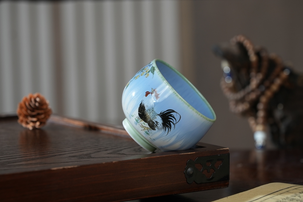 Ceramicpavilion|Rooster Master Cup Series|Handpainted|Porcelain