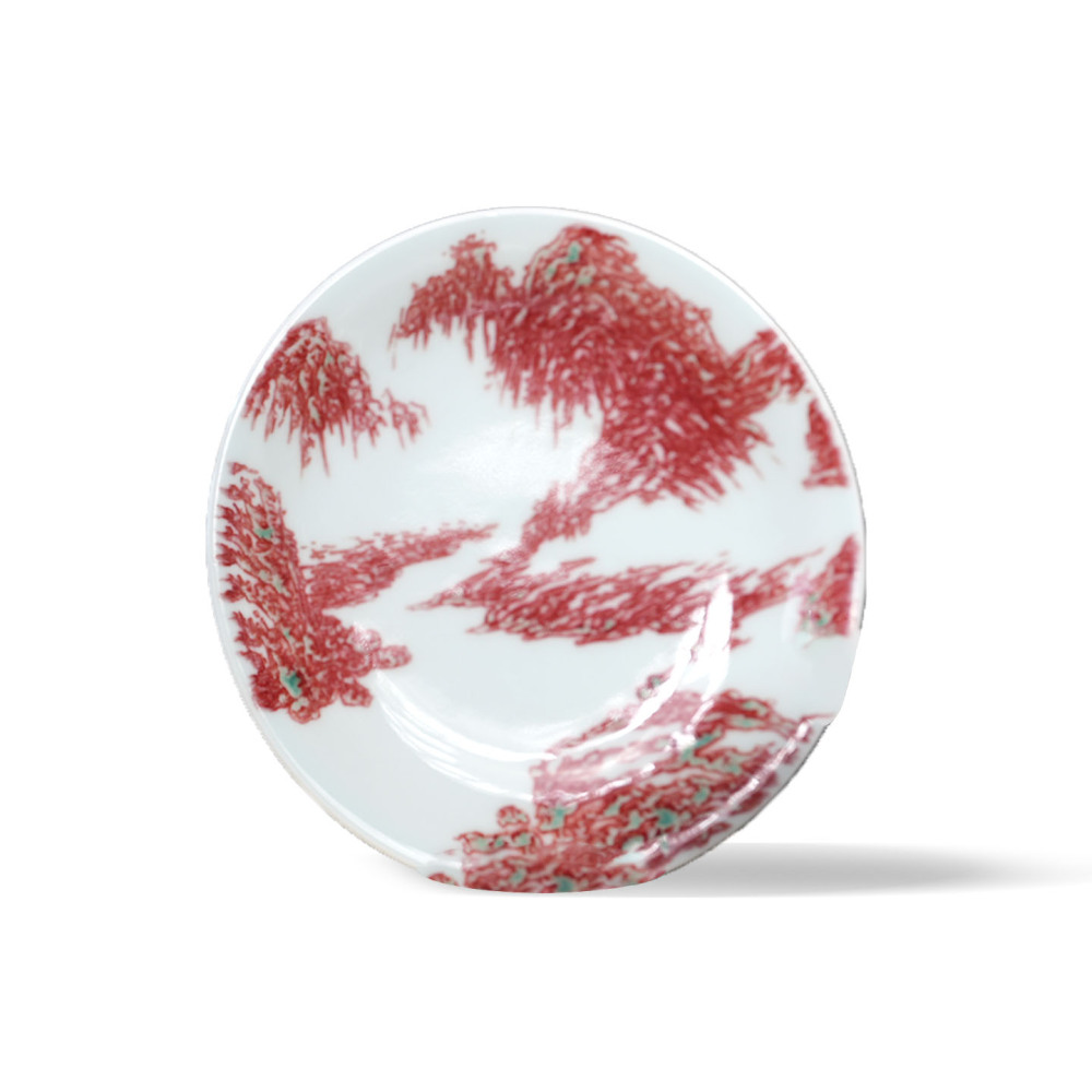 Ceramicpavilion|Celestial Crane Gaiwan|Handpainted|Porcelain