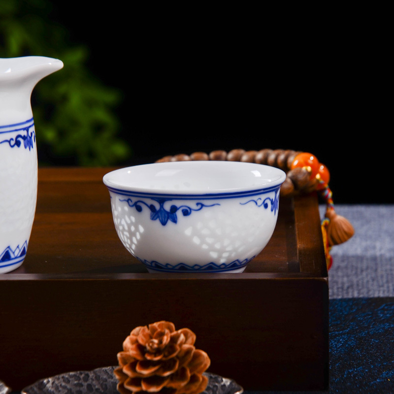 Ceramicpavilion|Diamond Linglong Porcelain Tea Set|Handpainted