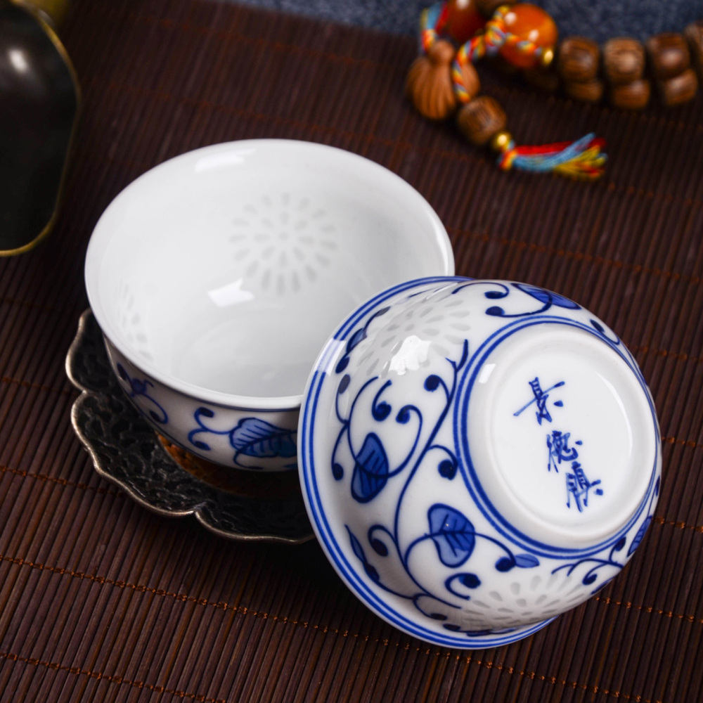 Ceramicpavilion|Butterfly Linglong Porcelain Tea Set|Handpainted