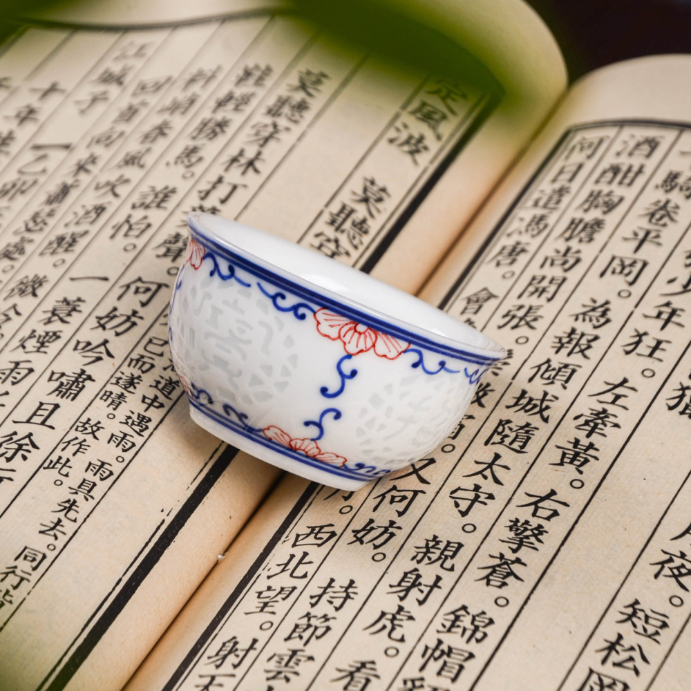 Ceramicpavilion|Treasure Linglong Porcelain Tea Set|Handpainted