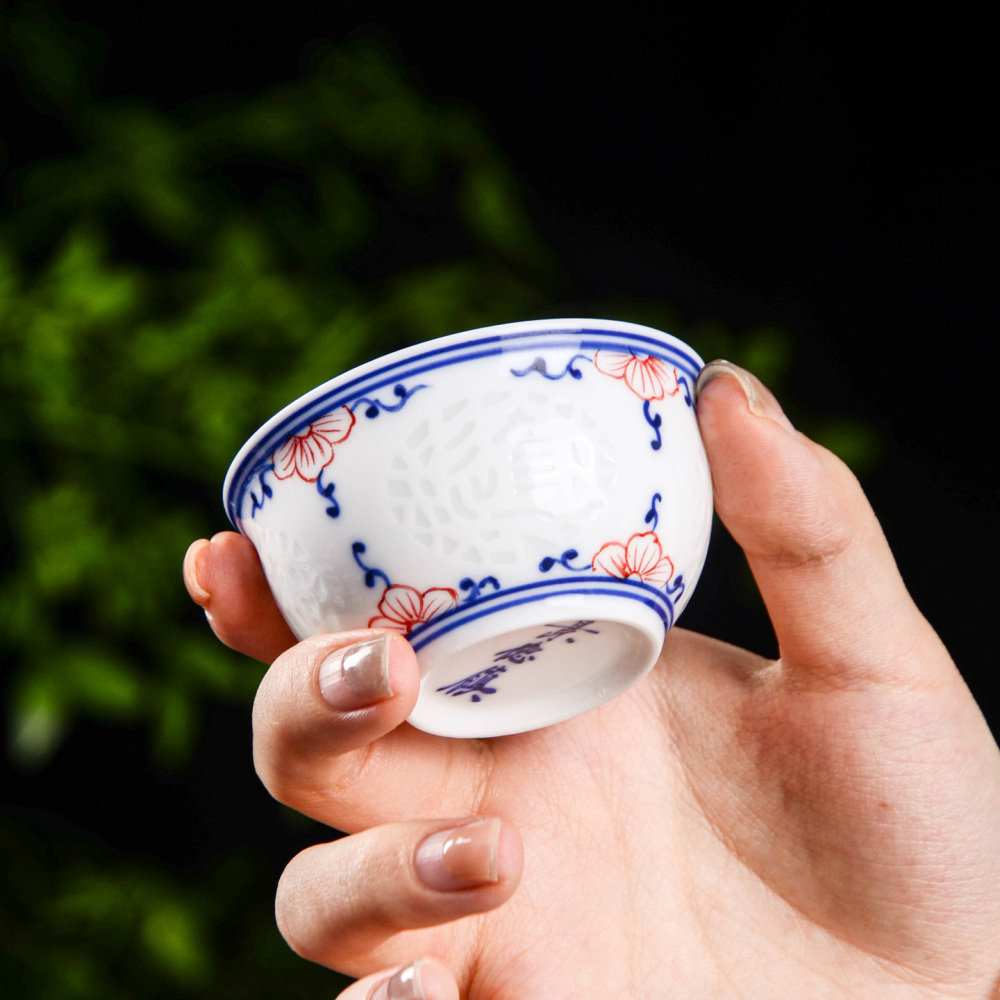 Ceramicpavilion|Treasure Linglong Porcelain Tea Set|Handpainted