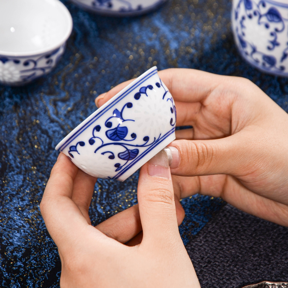 Ceramicpavilion|Butterfly Linglong Porcelain Tea Set|Handpainted