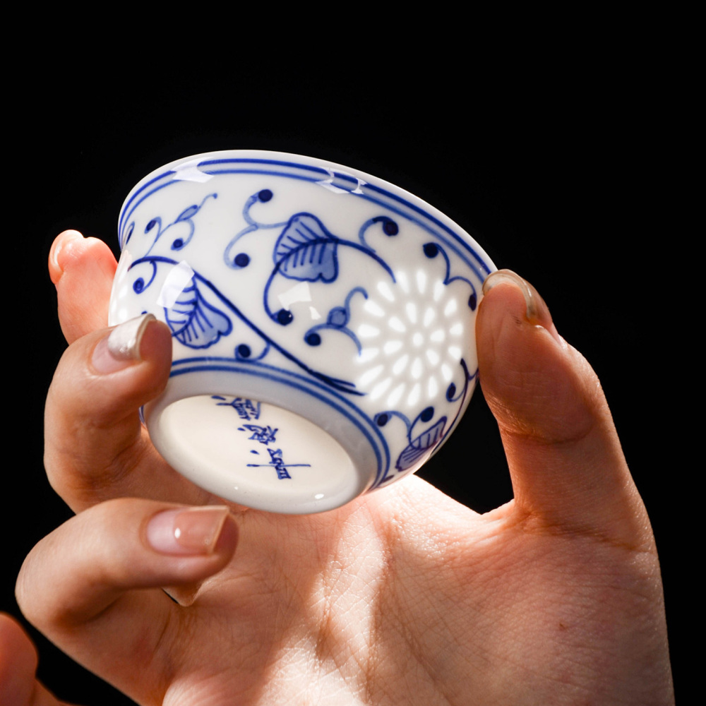 Ceramicpavilion|Butterfly Linglong Porcelain Tea Set|Handpainted