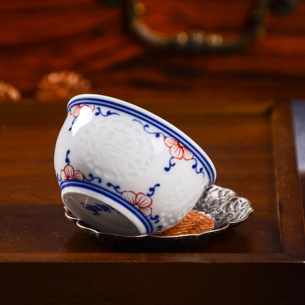Ceramicpavilion|Treasure Linglong Porcelain Tea Set|Handpainted