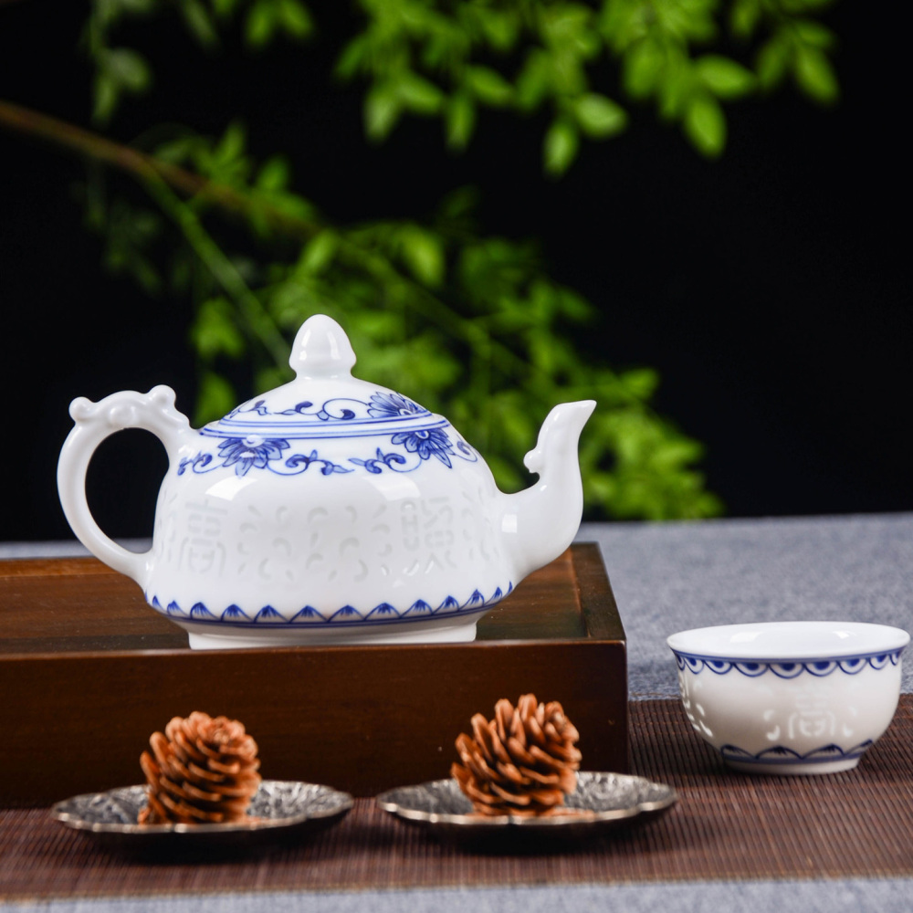 Ceramicpavilion|Lucky Star Tea Set|White Glazed|Porcelain