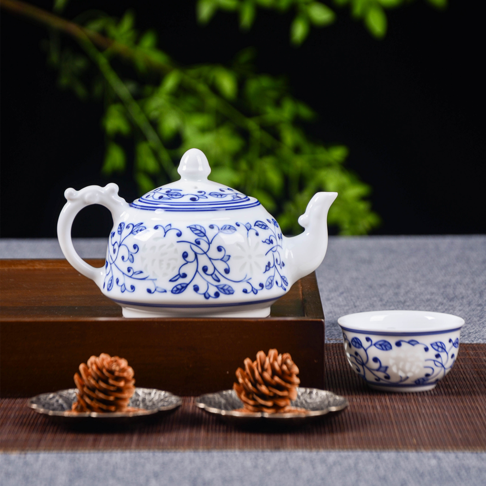 Ceramicpavilion|Winding Branches Tea Set|Porcelain|Handmade