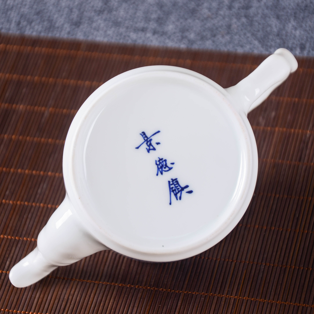 Ceramicpavilion|Peony Linglong Porcelain Tea Set|Handmade