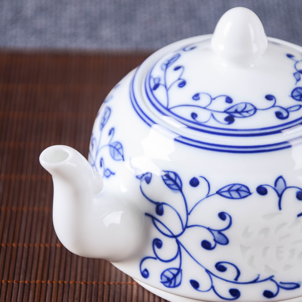Ceramicpavilion|Winding Branches Tea Set|Porcelain|Handmade