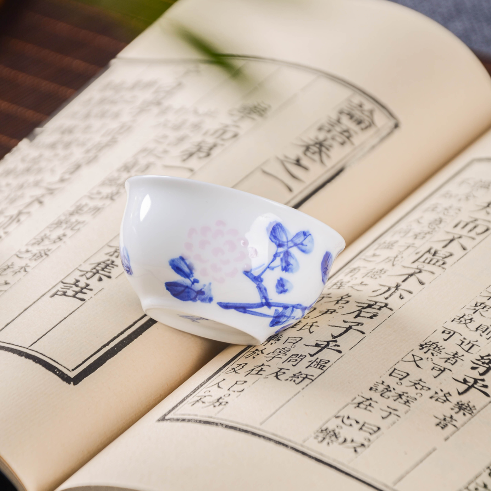 Ceramicpavilion|Peony Linglong Porcelain Tea Set|Handmade