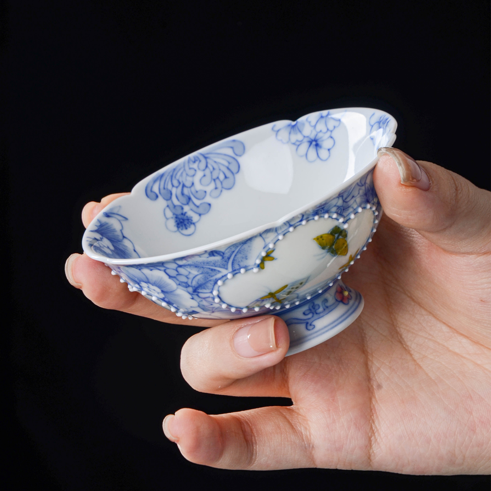 Ceramicpavilion|Openwork Window Butterfly Gaiwan|Handmade