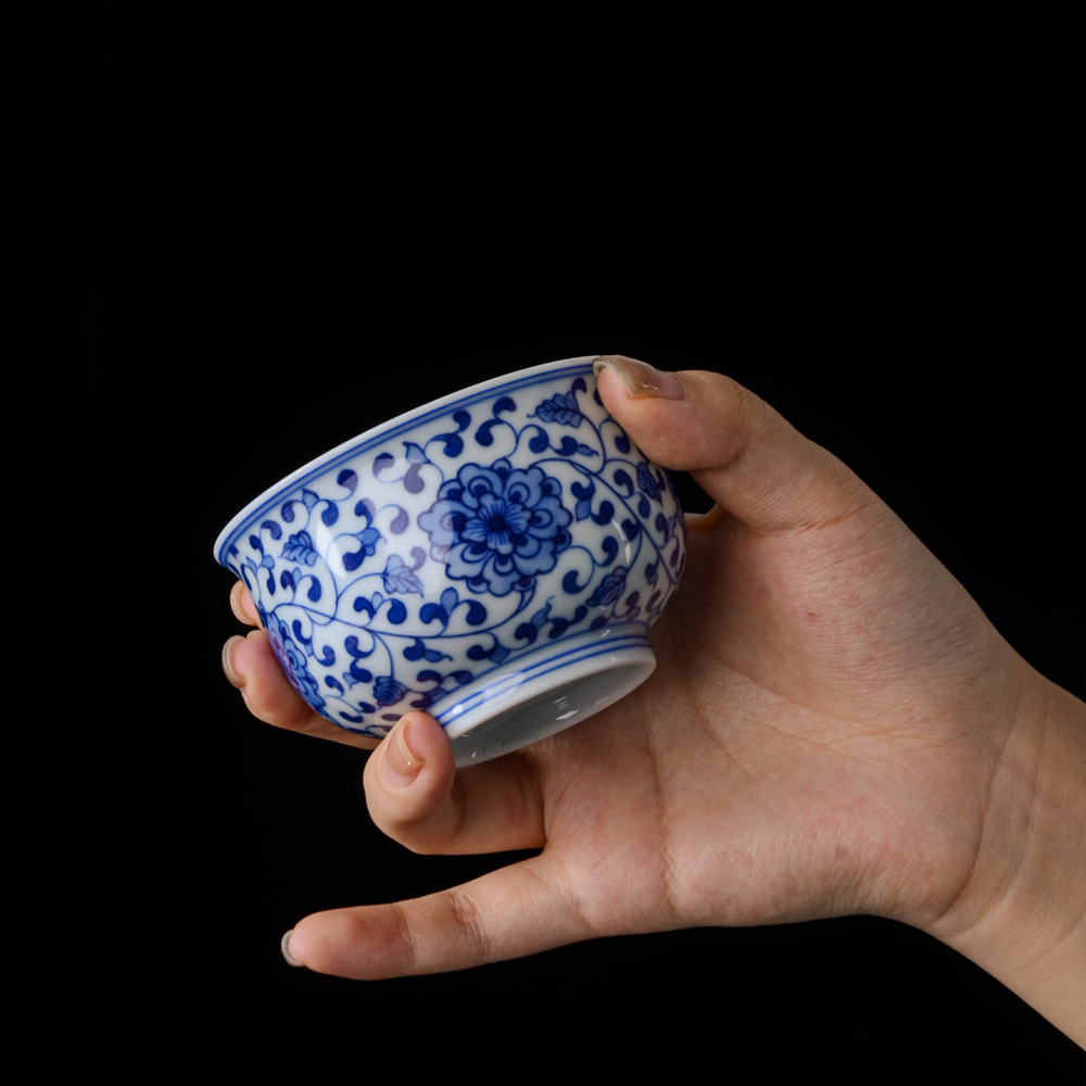 Special offer-10% off|Hand-Painted Censer-shaped Interlocking Lotus Cup