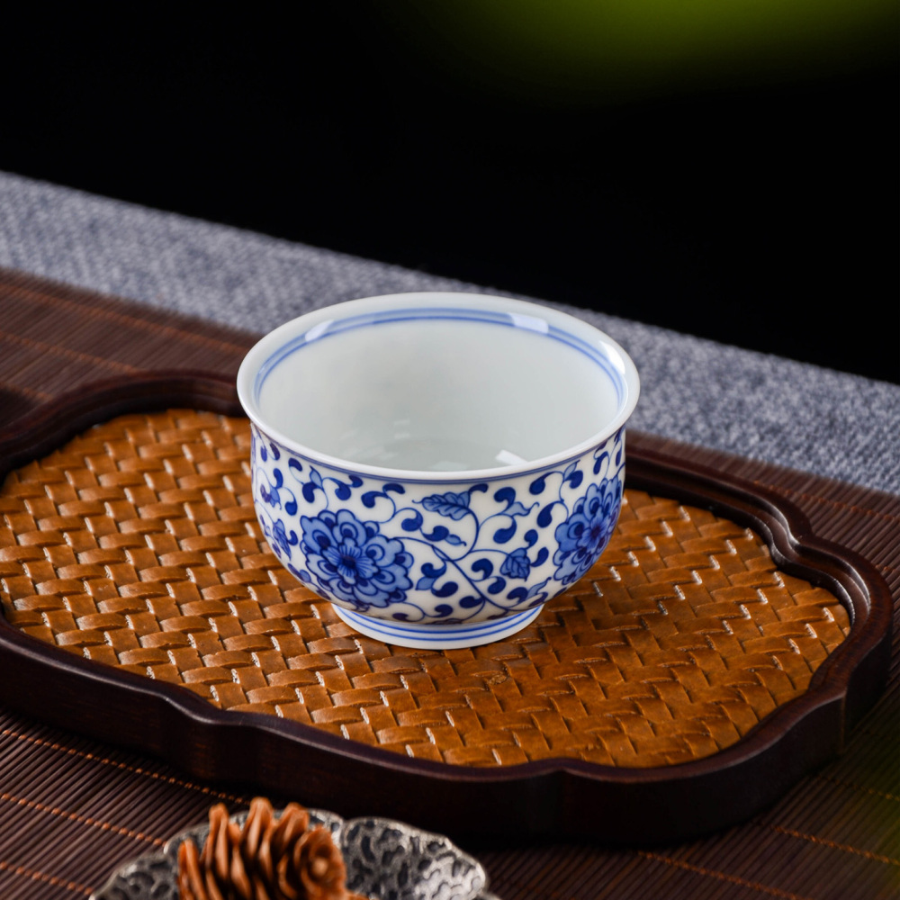 Special offer-10% off|Hand-Painted Censer-shaped Interlocking Lotus Cup