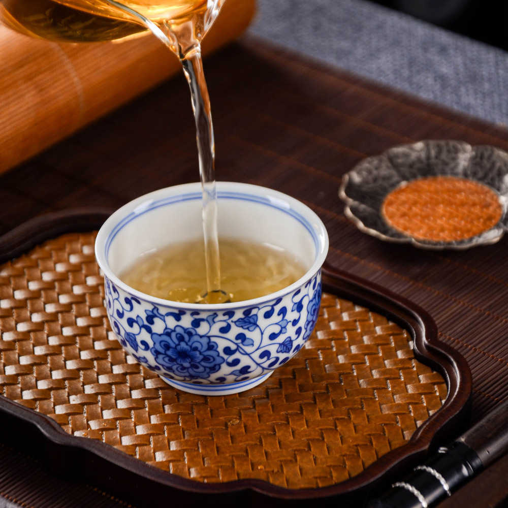 Special offer-10% off|Hand-Painted Censer-shaped Interlocking Lotus Cup