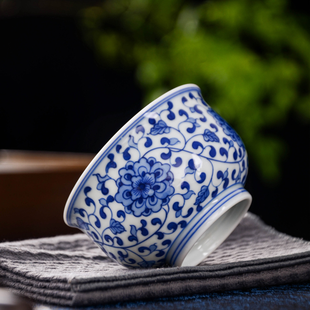 Special offer-10% off|Hand-Painted Censer-shaped Interlocking Lotus Cup