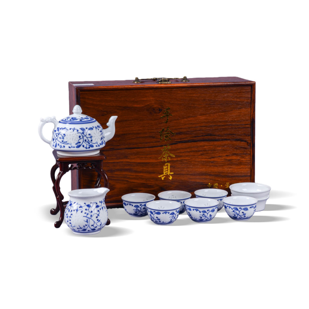 Ceramicpavilion|Winding Branches Tea Set|Porcelain|Handmade