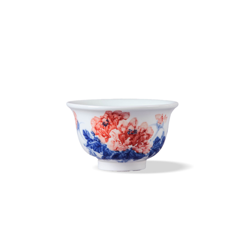 Ceramicpavilion|Peony Grace Master Cup|Handmade Porcelain
