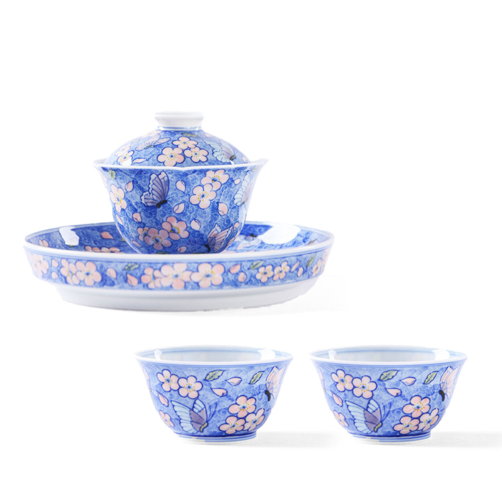 "The Soul of Porcelain" - Hand-painted Scroll-Leaf Lotus Pattern Serving Cup