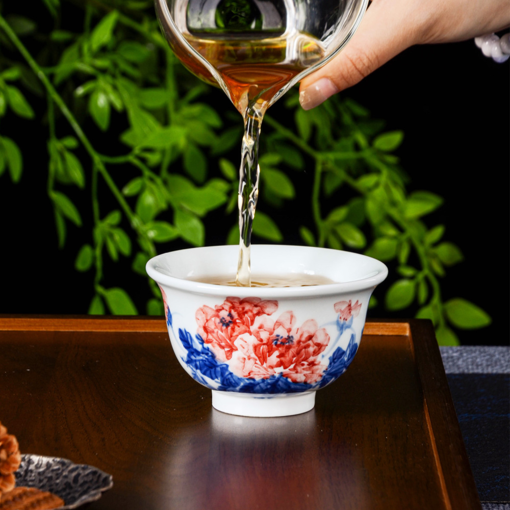Ceramicpavilion|Peony Grace Master Cup|Handmade Porcelain