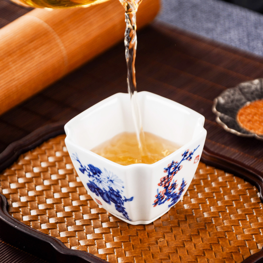 Ceramicpavilion|Blue-and-White Four Gentlemen Square Master Cup