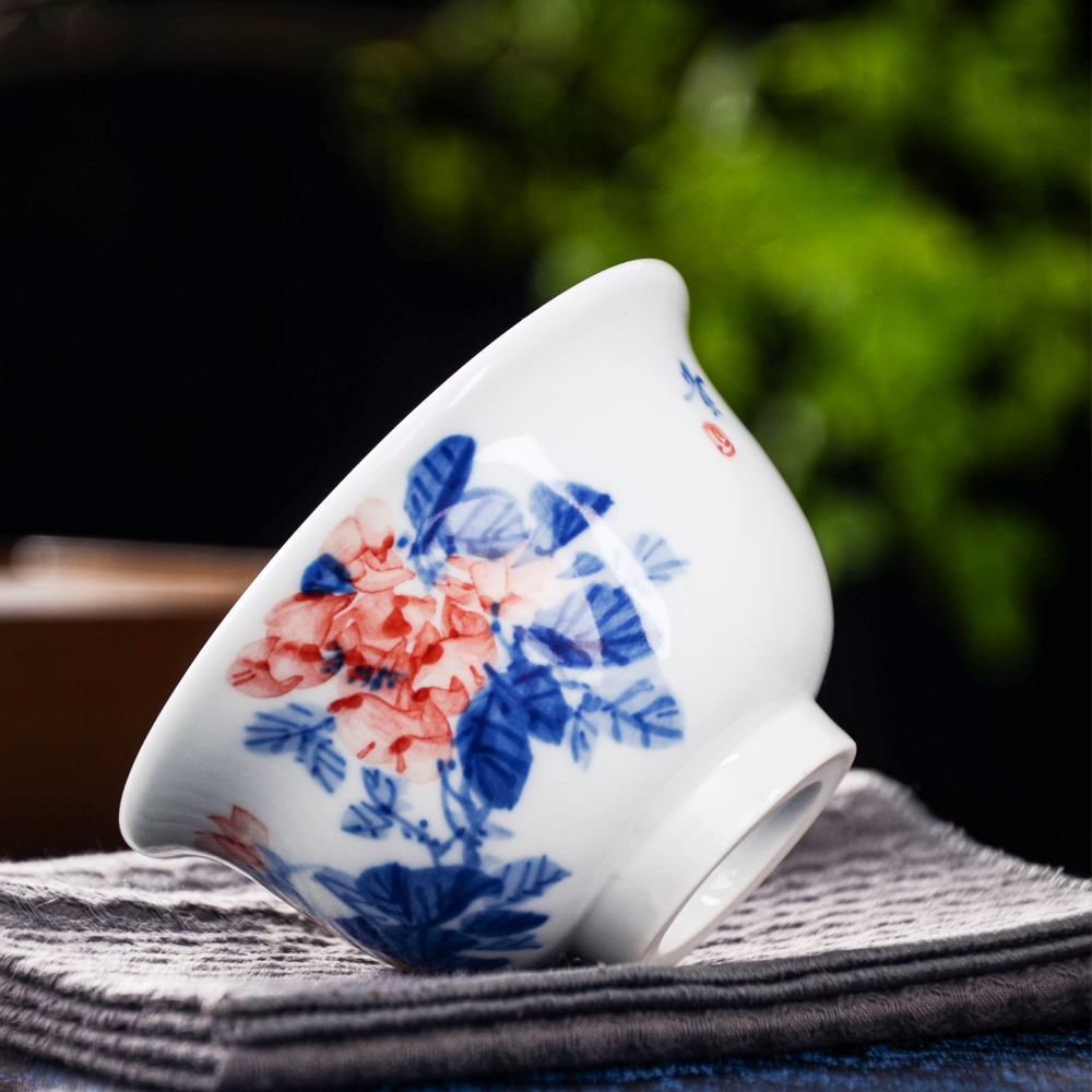 Ceramicpavilion|Peony Grace Master Cup|Handmade Porcelain