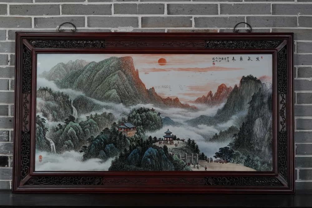 🌟 "Ode to the Great Wall" from Jingdezhen · Collectible Ceramic Art