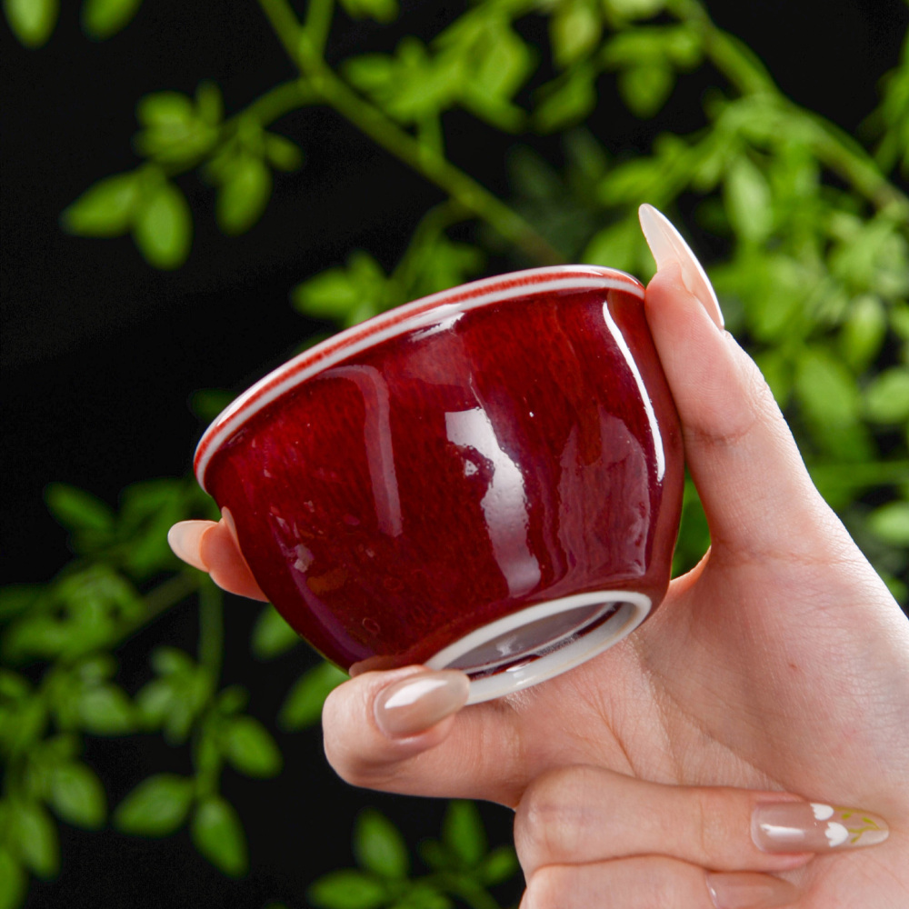 Ceramicpavilion|Gem-colored Langhong Glaze Master Cup