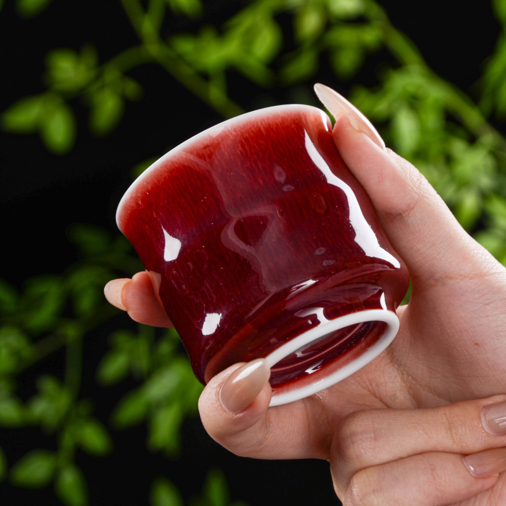 Ceramicpavilion|Gem-colored Langhong Glaze Master Cup