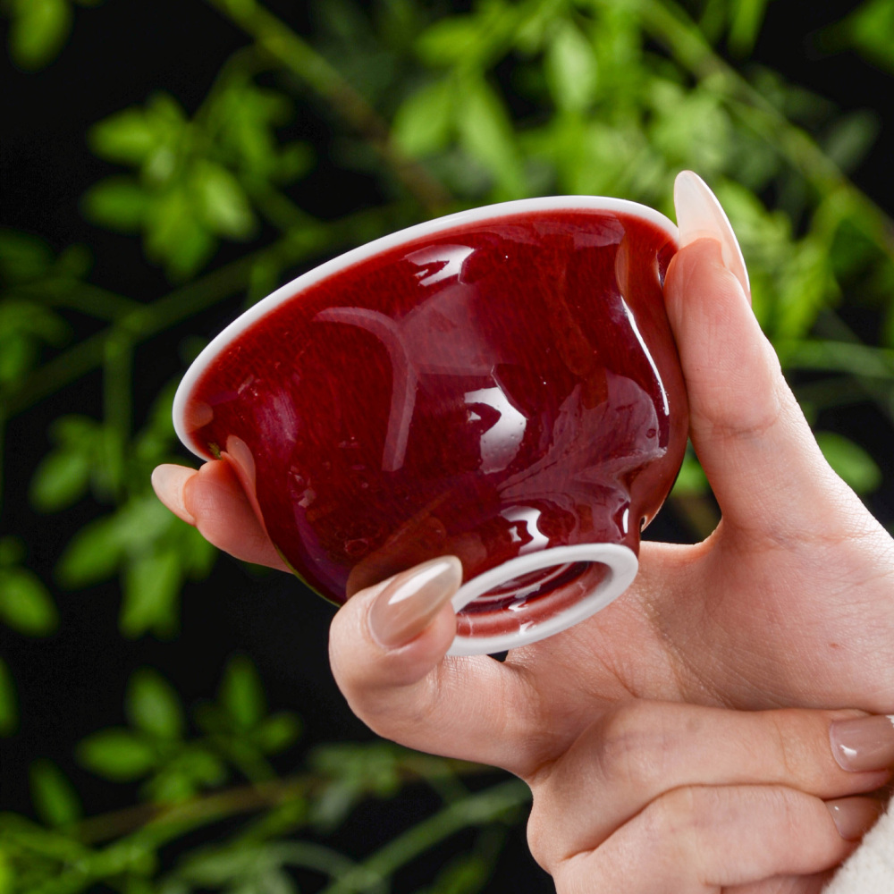 Ceramicpavilion|Gem-colored Langhong Glaze Master Cup
