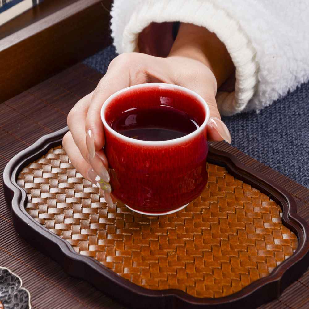 Ceramicpavilion|Gem-colored Langhong Glaze Master Cup