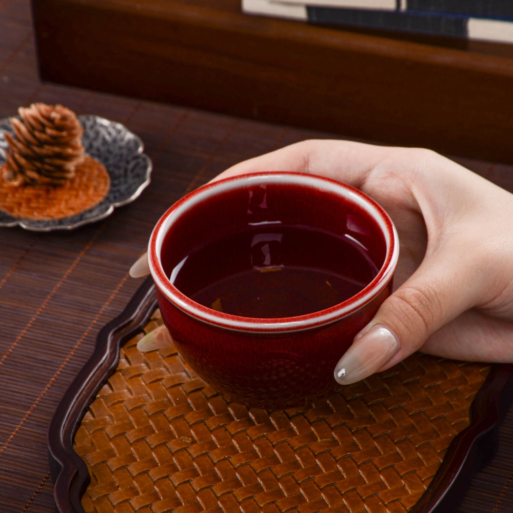 Ceramicpavilion|Gem-colored Langhong Glaze Master Cup