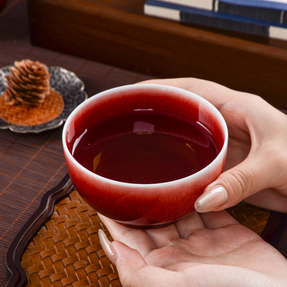 Ceramicpavilion|Gem-colored Langhong Glaze Master Cup