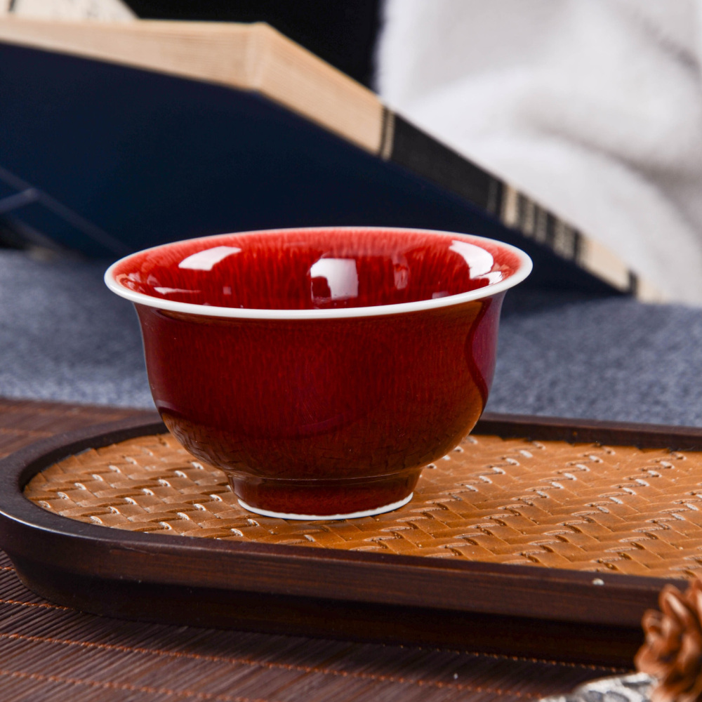 Ceramicpavilion|Gem-colored Langhong Glaze Master Cup