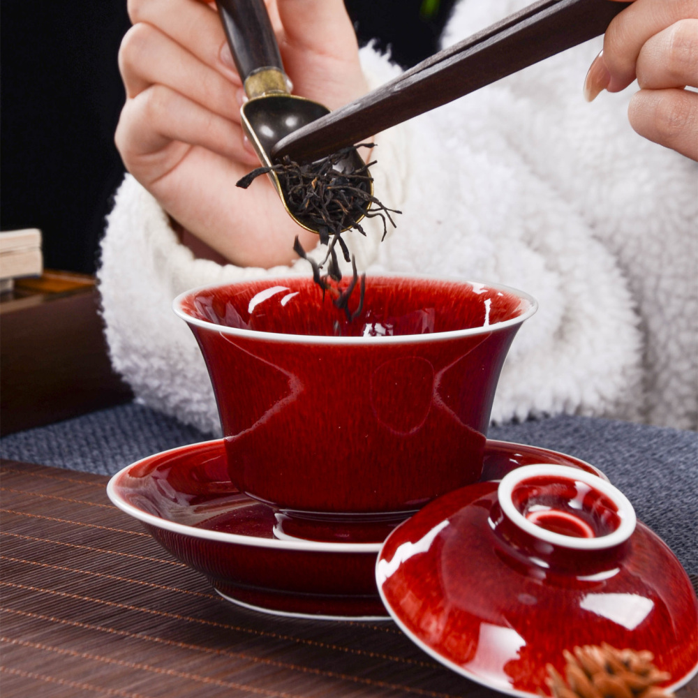 🔥 Langhong Glaze Gongfu Tea Set