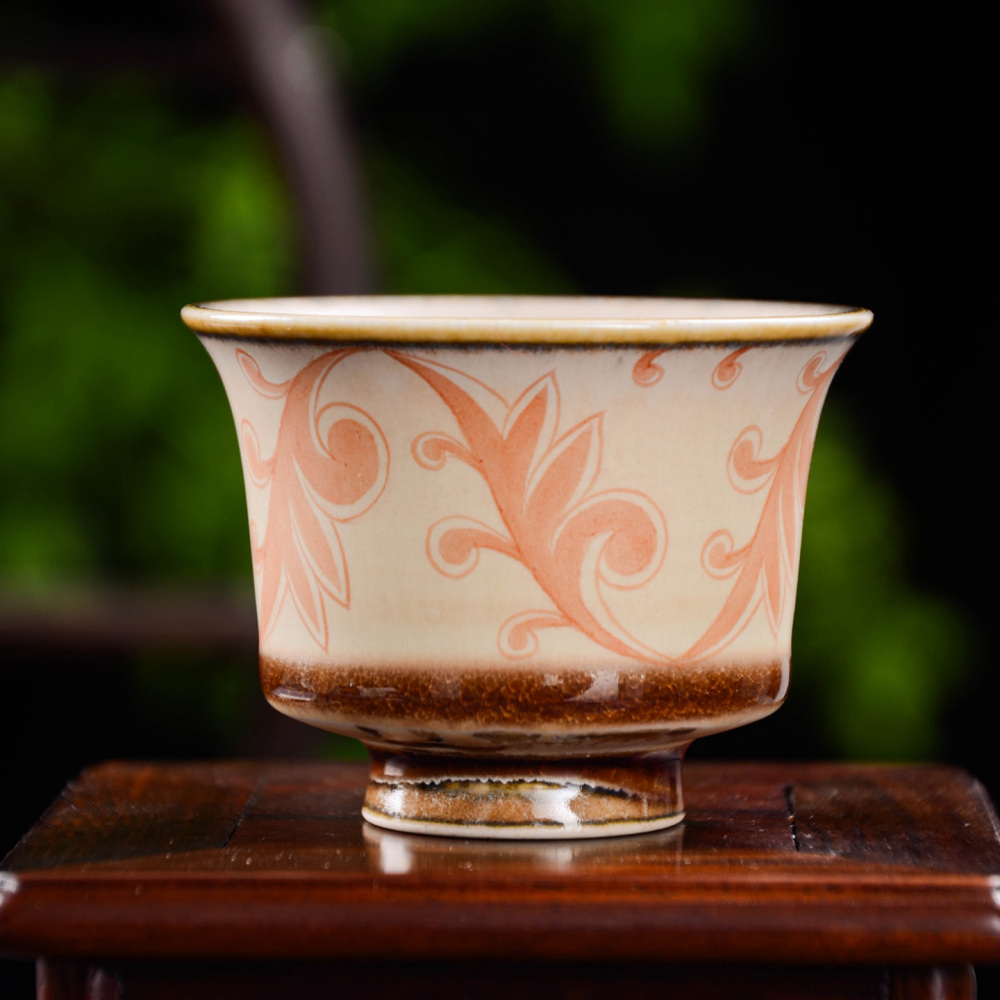 Ceramicpavilion|Honeysuckle pattern tea cup