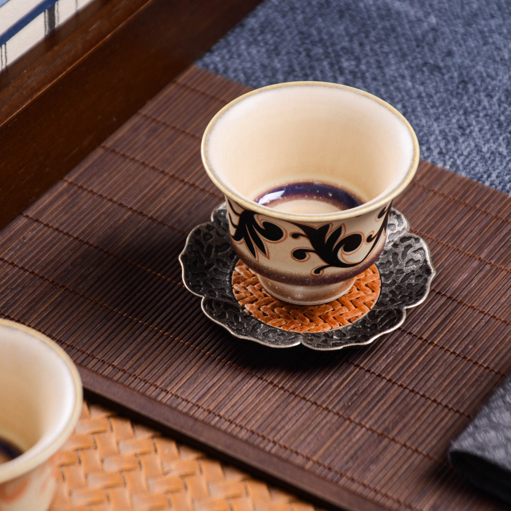 Ceramicpavilion|Honeysuckle pattern tea cup