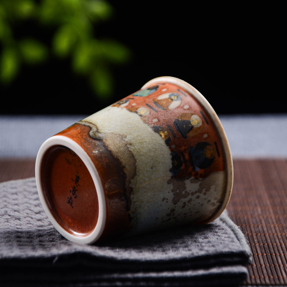 Ceramicpavilion|A thousand Buddha hand-painted Kung Fu tea set from the Mogao Caves