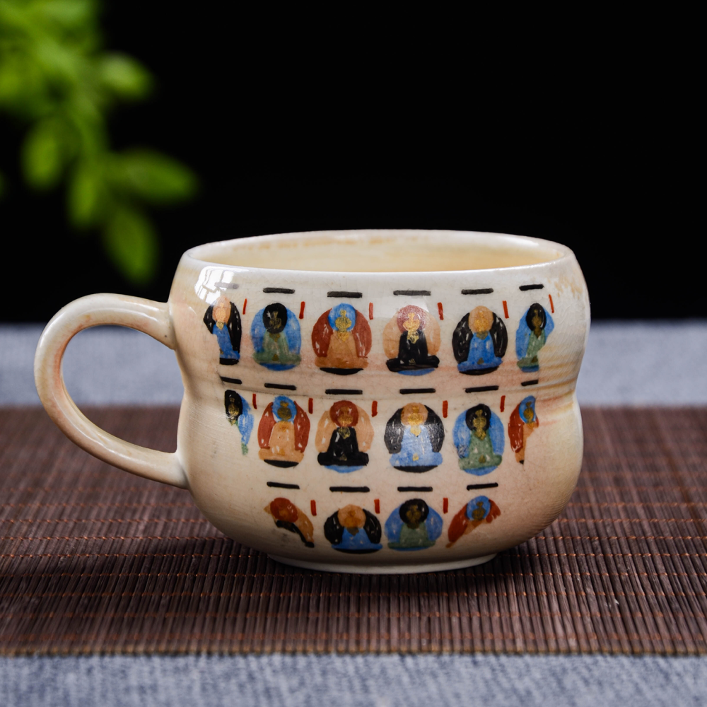 Ceramicpavilion|Wanfo hand-painted coffee cup