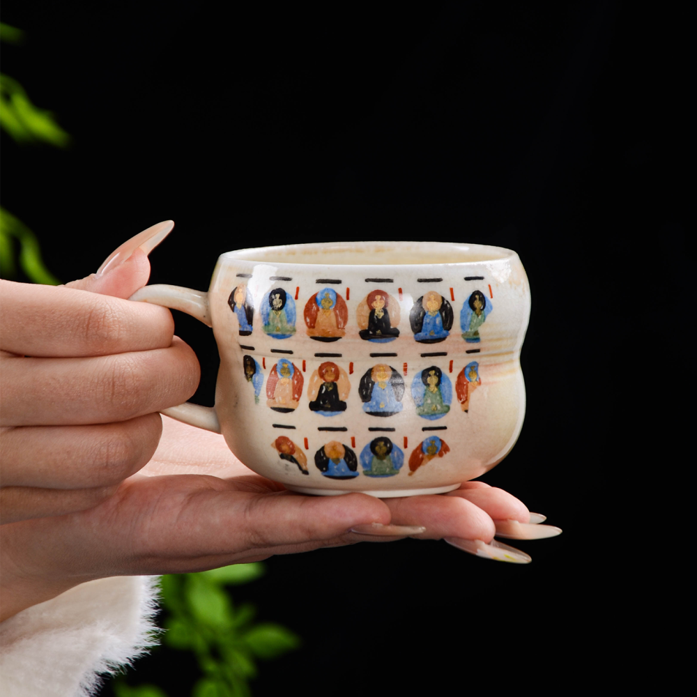Ceramicpavilion|Wanfo hand-painted coffee cup