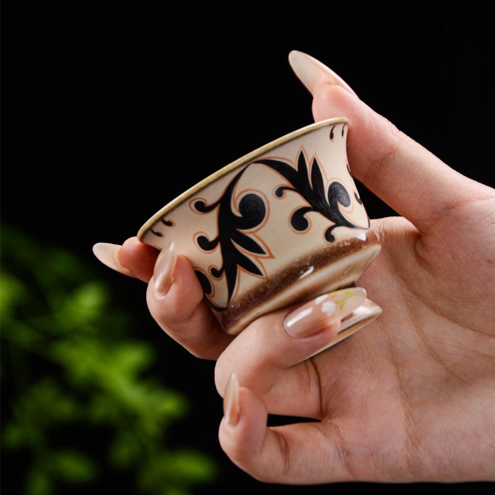 Ceramicpavilion|Honeysuckle pattern tea cup