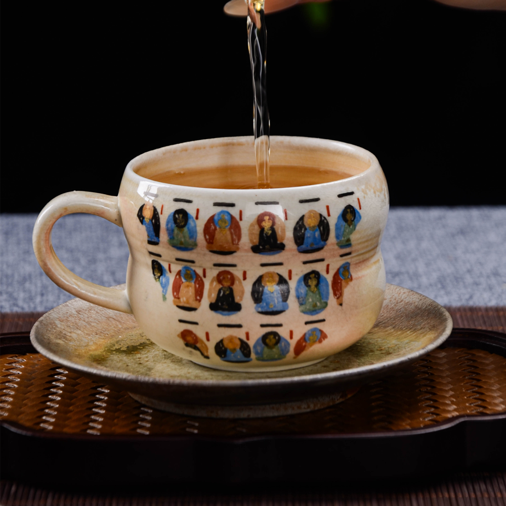 Ceramicpavilion|Wanfo hand-painted coffee cup