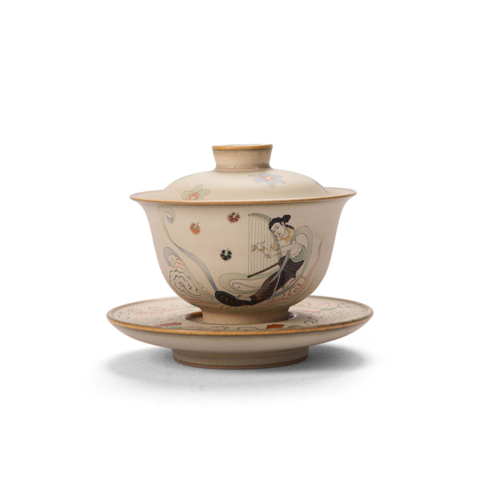 Ceramicpavilion|Dunhuang Flying Apsaras Hand-painted Tea Set