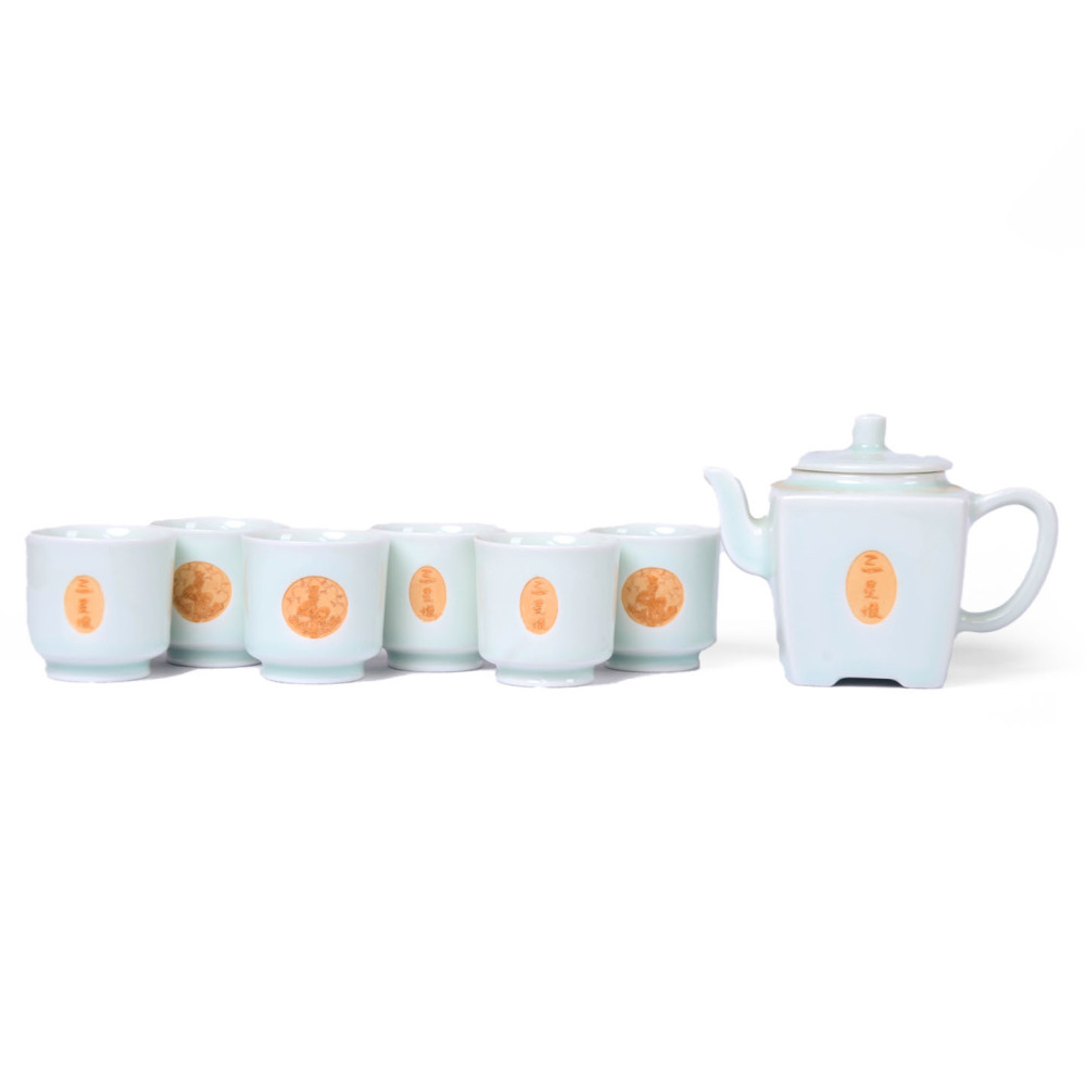 Ceramicpavilion|🏺 Sanxingdui Tea Set|Hand-Painted|Ancient Shu Civilization