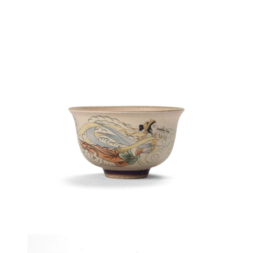 Ceramicpavilion|Dunhuang Flying Apsaras Hand-painted Tea Set
