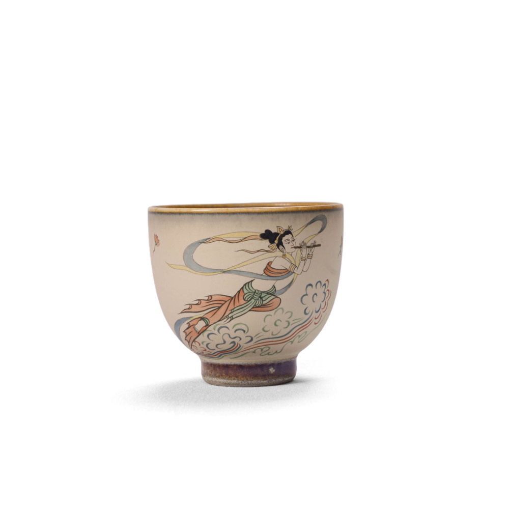Ceramicpavilion|Dunhuang Flying Apsaras Hand-painted Tea Set