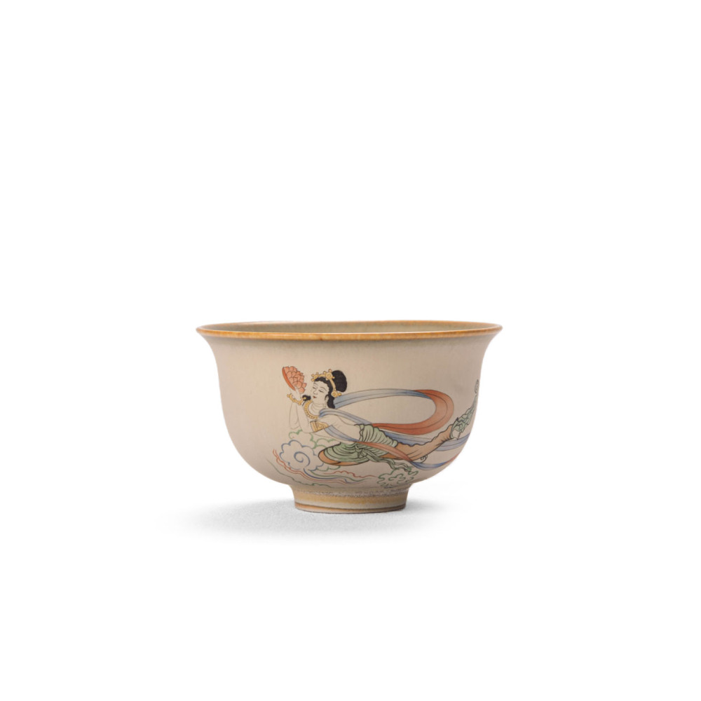 Ceramicpavilion|Dunhuang Flying Apsaras Hand-painted Tea Set